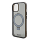 Tumi Tumi iPhone 15 Backcover hoesje Metallic magsafe with stand - Zwart Tumi Tumi iPhone 15 Backcover hoesje Metallic magsafe with stand - Zwart
