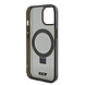 Tumi Tumi iPhone 15 Backcover hoesje Metallic magsafe with stand - Zwart Tumi Tumi iPhone 15 Backcover hoesje Metallic magsafe with stand - Zwart