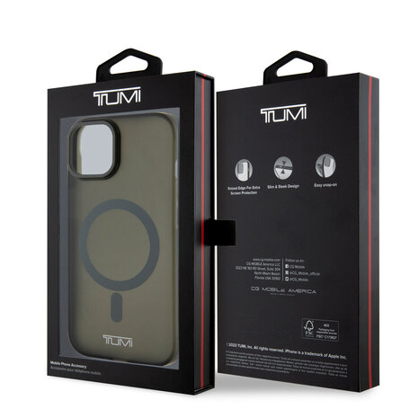 Tumi Tumi iPhone 15 Back cover coque Frosted magsafe transparent - Olive Tumi Tumi iPhone 15 Back cover coque Frosted magsafe transparent - Olive