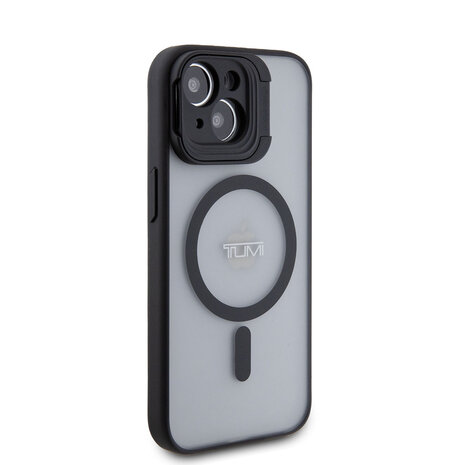 Tumi Tumi iPhone 15 Back cover coque Frosted magsafe transparent - Noir Tumi Tumi iPhone 15 Back cover coque Frosted magsafe transparent - Noir