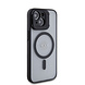 Tumi Tumi iPhone 15 Backcover hoesje Frosted magsafe transparent - Zwart Tumi Tumi iPhone 15 Backcover hoesje Frosted magsafe transparent - Zwart