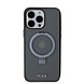 Tumi Tumi iPhone 15 Pro Max Backcover hoesje Metallic magsafe with stand - Zwart Tumi Tumi iPhone 15 Pro Max Backcover hoesje Metallic magsafe with stand - Zwart