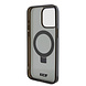 Tumi Tumi iPhone 15 Pro Max Backcover hoesje Metallic magsafe with stand - Zwart Tumi Tumi iPhone 15 Pro Max Backcover hoesje Metallic magsafe with stand - Zwart