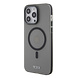 Tumi Tumi iPhone 15 Pro Max Backcover hoesje Frosted magsafe transparent - Zwart Tumi Tumi iPhone 15 Pro Max Backcover hoesje Frosted magsafe transparent - Zwart