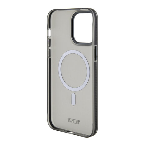 Tumi Tumi iPhone 15 Pro Max Backcover hoesje Frosted magsafe transparent - Zwart Tumi Tumi iPhone 15 Pro Max Backcover hoesje Frosted magsafe transparent - Zwart
