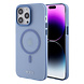 Tumi Tumi iPhone 15 Pro Max Backcover hoesje Frosted magsafe transparent - Blauw Tumi Tumi iPhone 15 Pro Max Backcover hoesje Frosted magsafe transparent - Blauw