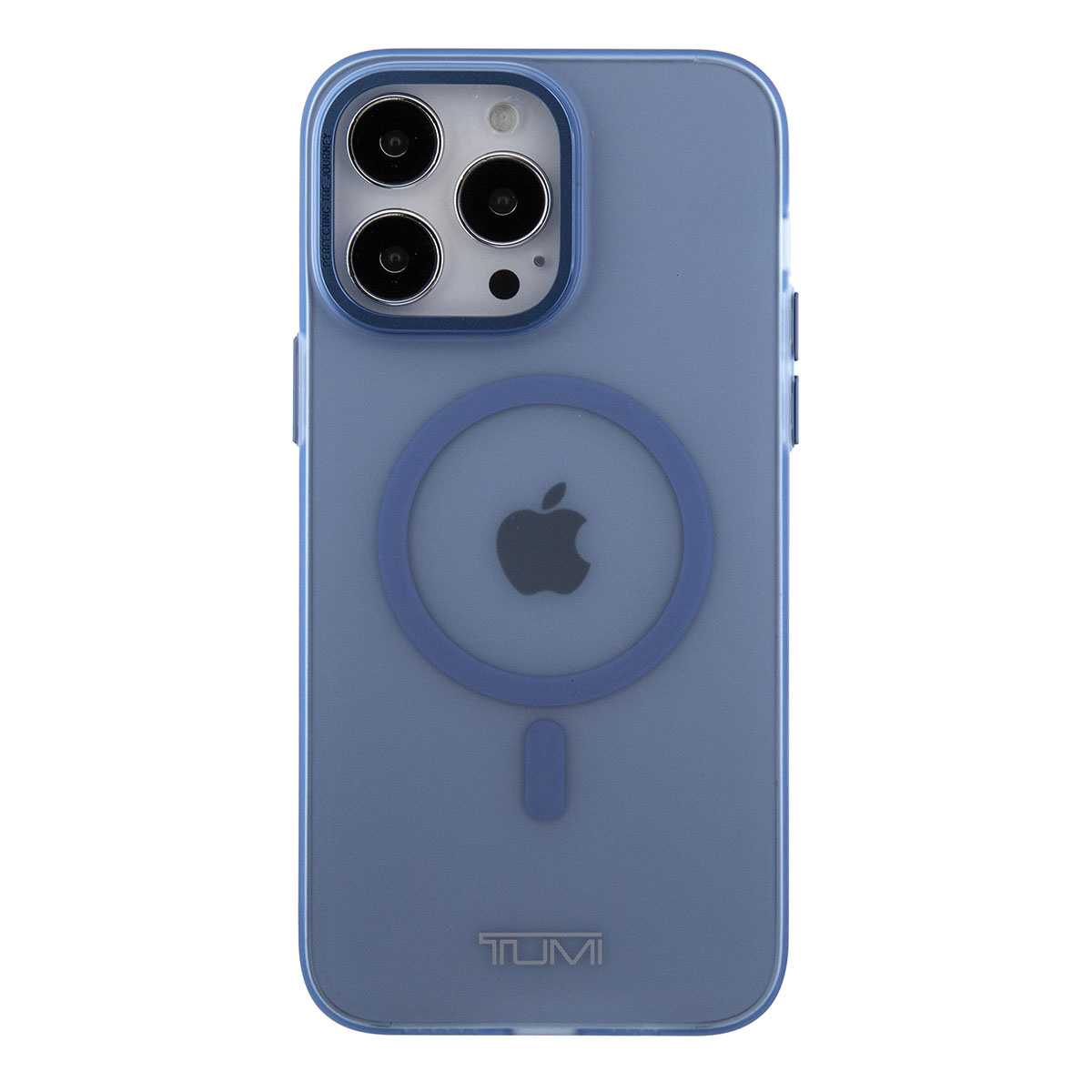 Tumi Tumi iPhone 15 Pro Max Backcover hoesje Frosted magsafe transparent - Blauw, foto 2 van 6