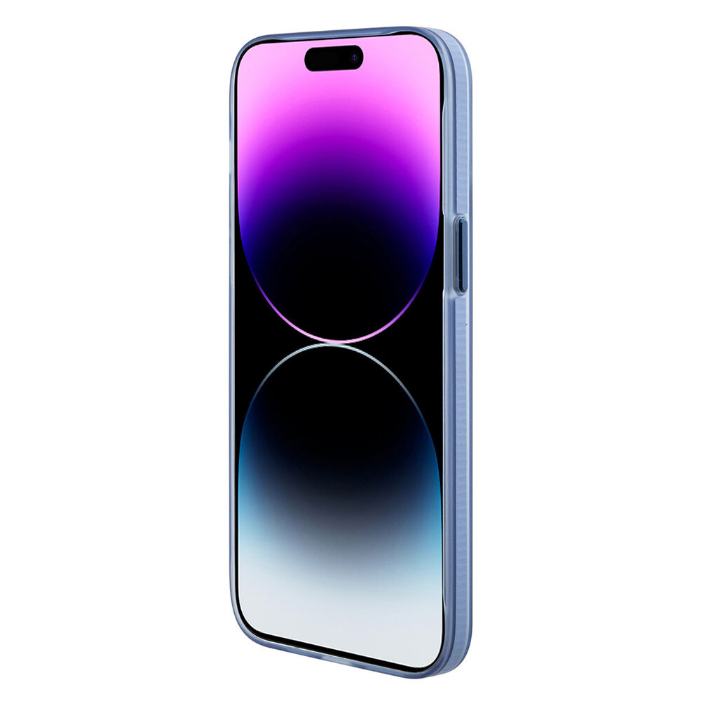 Tumi Tumi iPhone 15 Pro Max Back cover case - Frosted magsafe transparent - Blue Tumi Tumi iPhone 15 Pro Max Back cover case - Frosted magsafe transparent - Blue