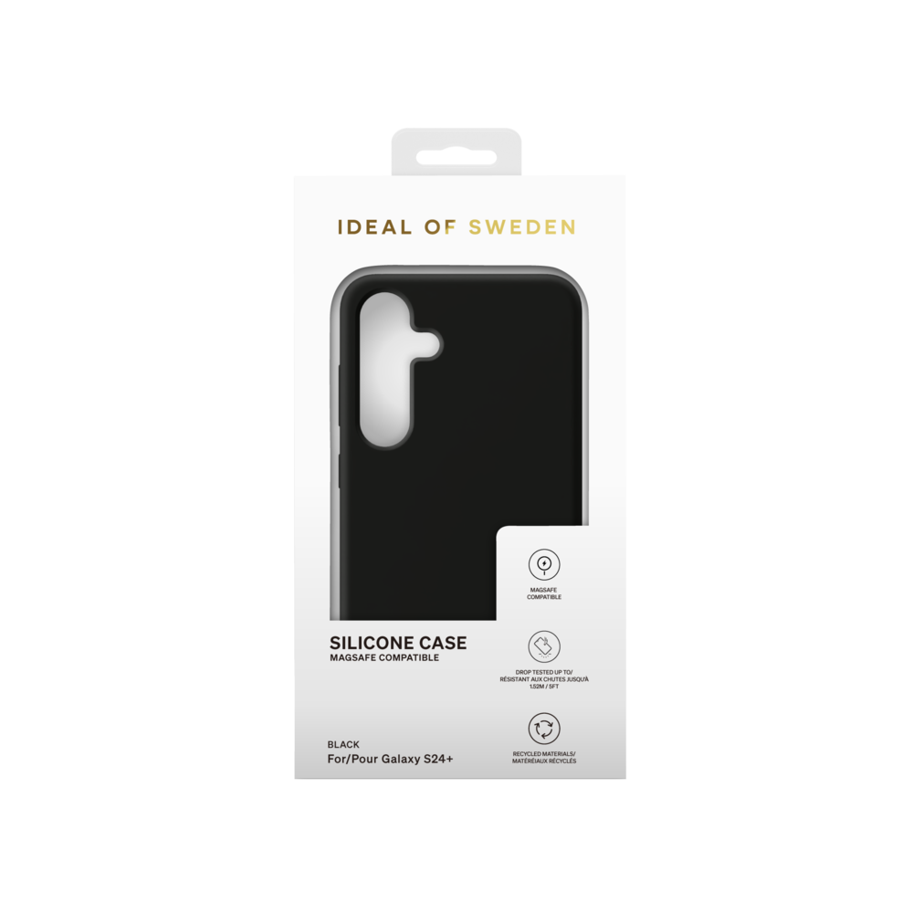 iDeal of Sweden iDeal of Sweden Galaxy S24 Plus Back cover coque Silicone Case Magsafe - Noir iDeal of Sweden iDeal of Sweden Galaxy S24 Plus Back cover coque Silicone Case Magsafe - Noir