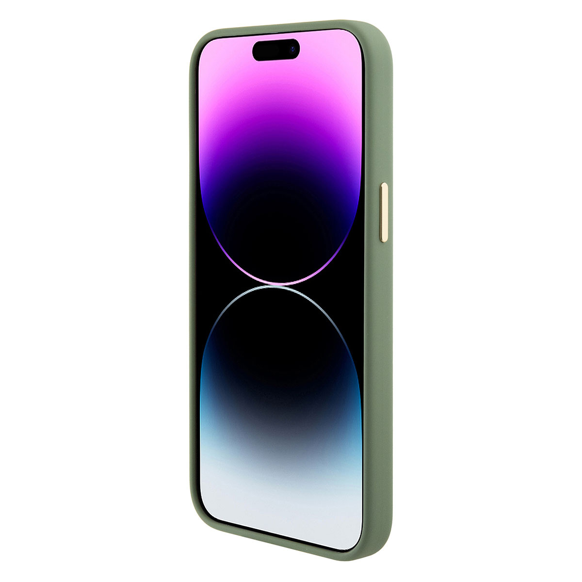 Guess Guess iPhone 15 Pro Backcover hoesje Logo strass 4G - Kaki, foto 5 van 6