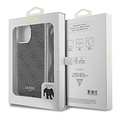 Guess Guess iPhone 15 Pro Max Back cover case - Crossbody cord - 4G print - Black
