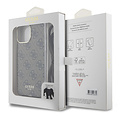 Guess Guess iPhone 15 Pro Max Back-Cover hul - Crossbody cord - 4G print - Braun