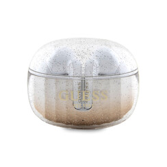 Guess earphones TWS - glitter gradient - Gold