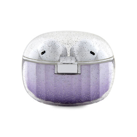 Guess Guess Oordopje TWS - glitter gradient - Paars Guess Guess Oordopje TWS - glitter gradient - Paars