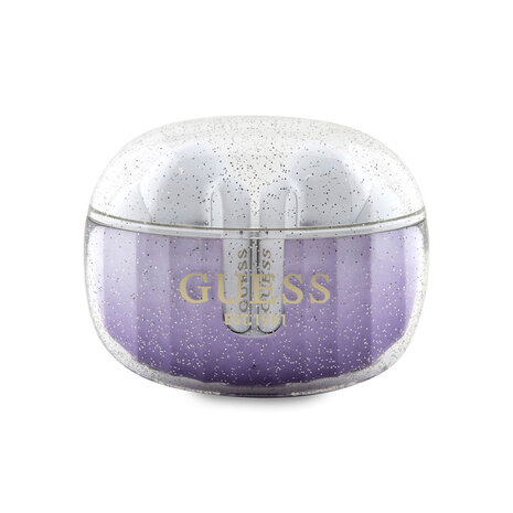 Guess Guess Oordopje TWS - glitter gradient - Paars Guess Guess Oordopje TWS - glitter gradient - Paars