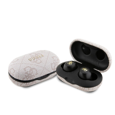 Guess Écouteurs Guess TWS - ENC 4G - avec étui de chargement - Rose Guess Écouteurs Guess TWS - ENC 4G - avec étui de chargement - Rose