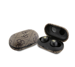 Guess Guess earphones TWS - ENC 4G - with charging case - Brown Guess Guess earphones TWS - ENC 4G - with charging case - Brown