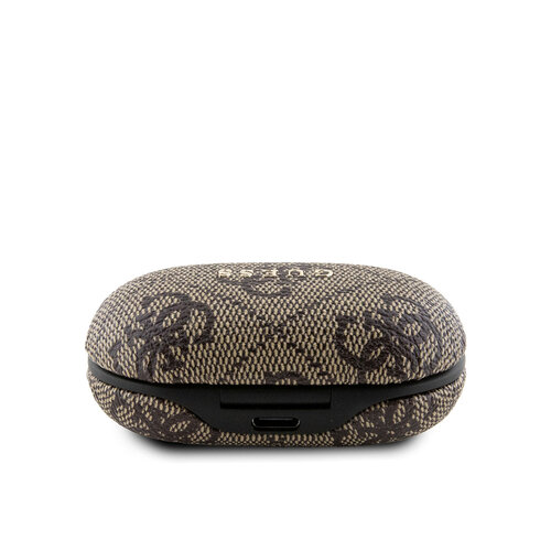 Guess Guess oordopje TWS - ENC 4G - met oplaaddoos - Bruin