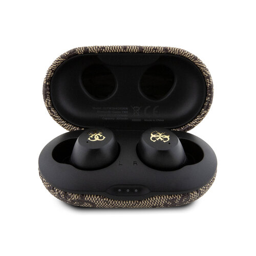 Guess Écouteurs Guess TWS - ENC 4G - avec étui de chargement - Marron