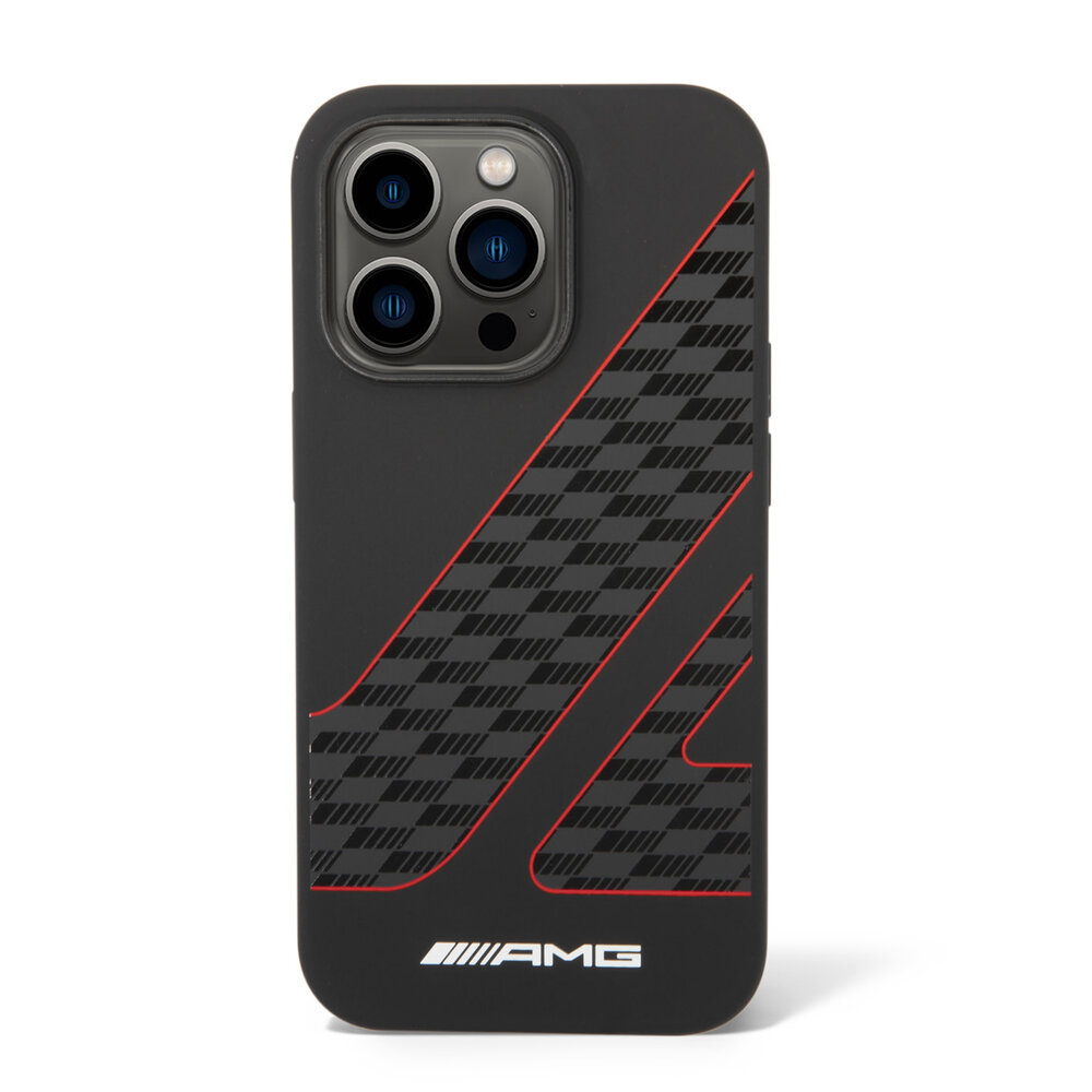 AMG AMG iPhone 14 Pro Backcover hoesje - Zwart AMG AMG iPhone 14 Pro Backcover hoesje - Zwart