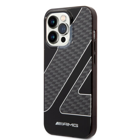 AMG AMG iPhone 14 Pro Backcover hoesje - Zwart AMG AMG iPhone 14 Pro Backcover hoesje - Zwart