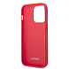 Lacoste Lacoste iPhone 14 Pro Back-Cover hul - Iconic Petit Pique Logo - Rot