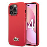 Lacoste Lacoste iPhone 14 Pro Backcover hoesje - Rood