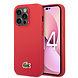 Lacoste Lacoste iPhone 14 Pro Backcover hoesje - Iconic Petit Pique Logo - Rood Lacoste Lacoste iPhone 14 Pro Backcover hoesje - Iconic Petit Pique Logo - Rood