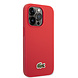 Lacoste Lacoste iPhone 14 Pro Back cover case - Iconic Petit Pique Logo - Red