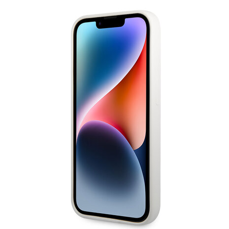 Lacoste Lacoste iPhone 14 Pro Backcover hoesje - Wit Lacoste Lacoste iPhone 14 Pro Backcover hoesje - Wit