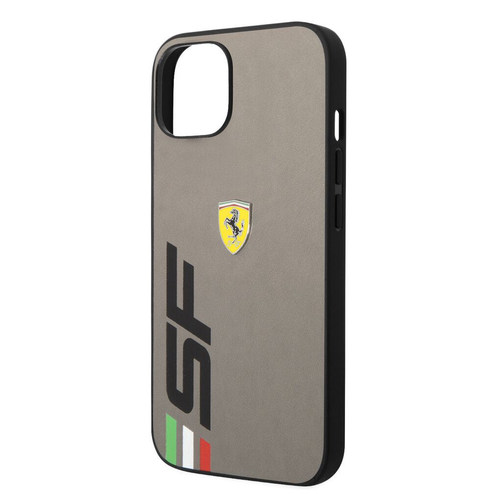 Ferrari Ferrari iPhone 14 en iPhone 13 Backcover hoesje - Grijs Ferrari Ferrari iPhone 14 en iPhone 13 Backcover hoesje - Grijs