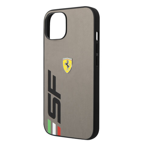 Ferrari Ferrari iPhone 14 en iPhone 13 Backcover hoesje - Grijs Ferrari Ferrari iPhone 14 en iPhone 13 Backcover hoesje - Grijs
