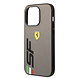 Ferrari Ferrari iPhone 14 Pro Back cover case - Leather - Big SF Logo - Grey Ferrari Ferrari iPhone 14 Pro Back cover case - Leather - Big SF Logo - Grey
