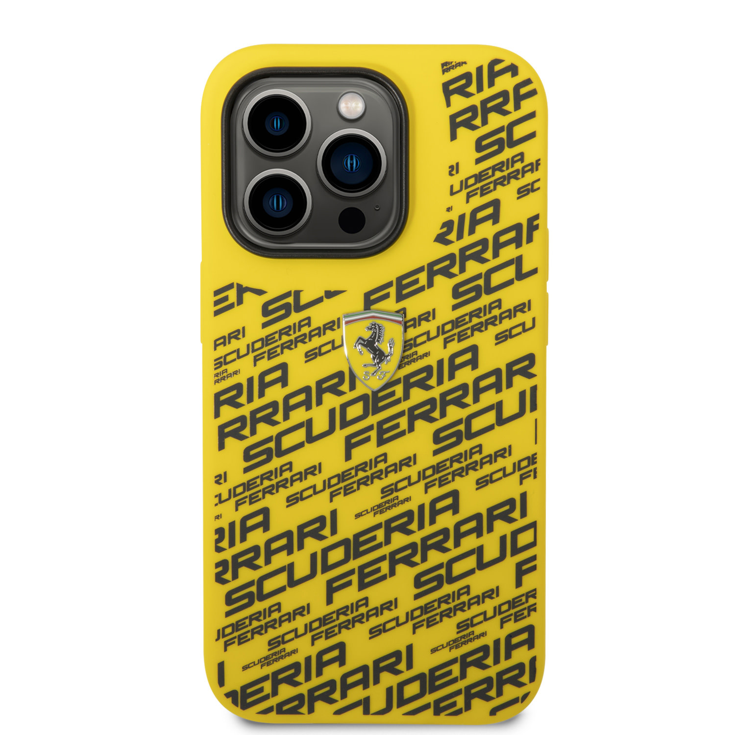 Ferrari Ferrari iPhone 14 Pro Backcover hoesje - Geel, foto 4 van 6