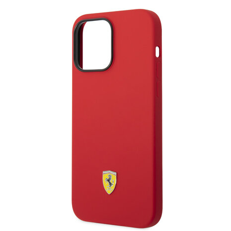 Ferrari Ferrari iPhone 14 Pro Max Backcover hoesje - Rood Ferrari Ferrari iPhone 14 Pro Max Backcover hoesje - Rood