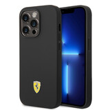 Ferrari Ferrari iPhone 14 Pro Backcover hoesje - Zwart Ferrari Ferrari iPhone 14 Pro Backcover hoesje - Zwart