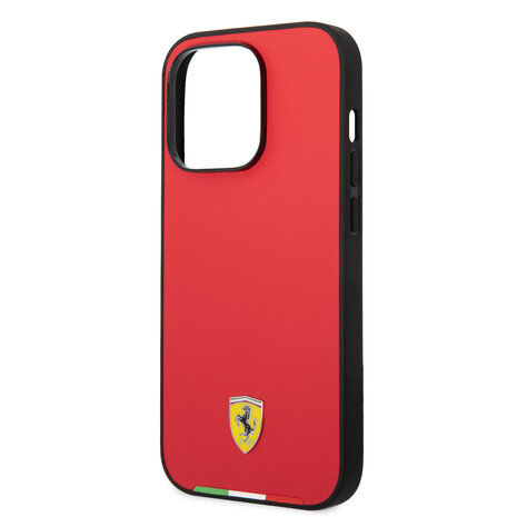 Ferrari Ferrari iPhone 14 Pro Max Backcover hoesje - Rood Ferrari Ferrari iPhone 14 Pro Max Backcover hoesje - Rood