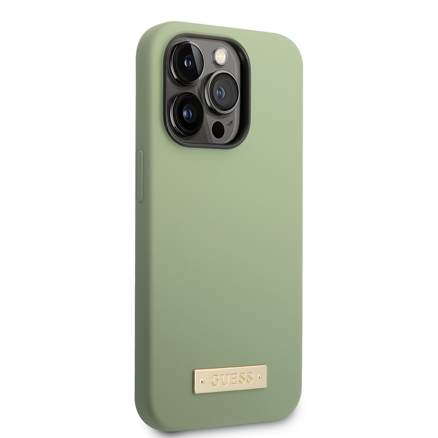 Guess Guess iPhone 14 Pro Backcover hoesje - Kaki, foto 3 van 6
