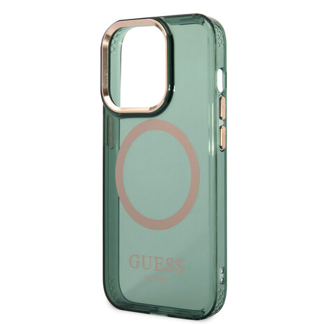 Guess Guess iPhone 14 Pro Back cover coque - Kaki Guess Guess iPhone 14 Pro Back cover coque - Kaki