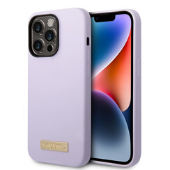Guess iPhone 14 Pro Backcover hoesje - Paars
