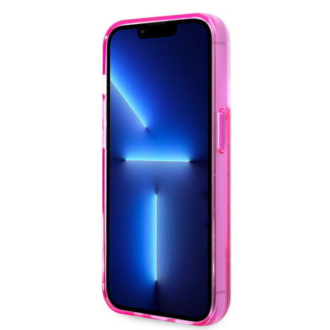 Karl Lagerfeld Karl Lagerfeld iPhone 14 Pro Max Back cover case - Glitter RSG - Pink Karl Lagerfeld Karl Lagerfeld iPhone 14 Pro Max Back cover case - Glitter RSG - Pink