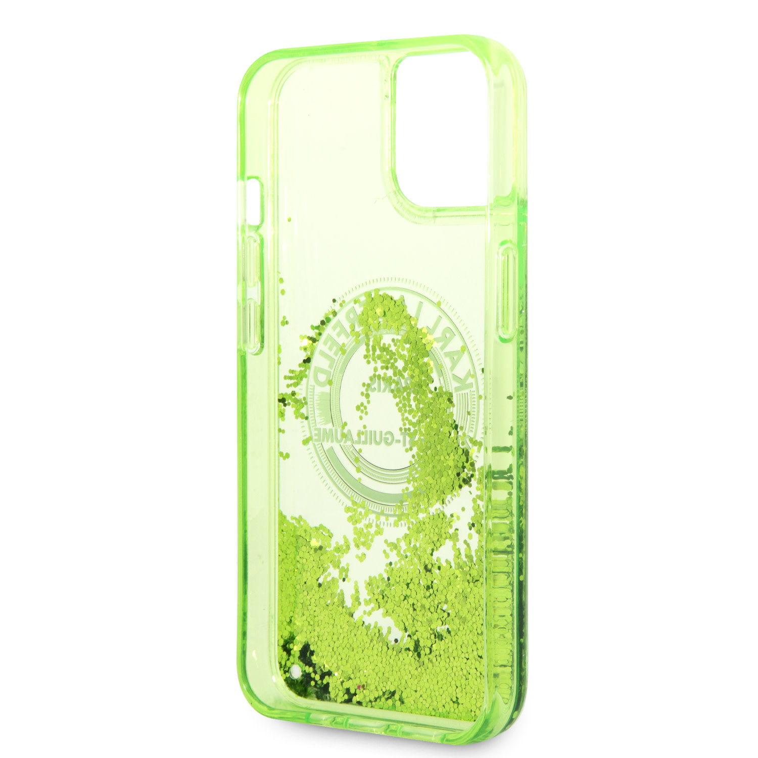 Karl Lagerfeld Karl Lagerfeld iPhone 14 en iPhone 13 Backcover hoesje - Glitter RSG - Groen, foto 6 van 6