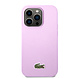Lacoste Lacoste iPhone 14 Pro Backcover hoesje - Iconic Petit Pique Logo - Paars