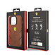 Ferrari Ferrari iPhone 14 Pro Back-Cover hul - - Braun Ferrari Ferrari iPhone 14 Pro Back-Cover hul - - Braun