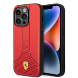 Ferrari Ferrari iPhone 14 Pro Backcover hoesje - Rood