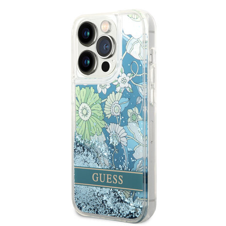 Guess Guess iPhone 14 Pro Backcover hoesje - Groen Guess Guess iPhone 14 Pro Backcover hoesje - Groen