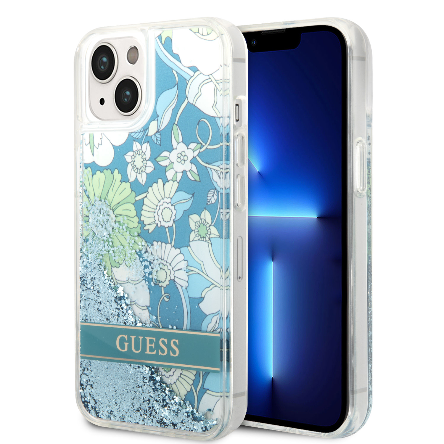 Guess Guess iPhone 14 en iPhone 13 Backcover hoesje - Groen