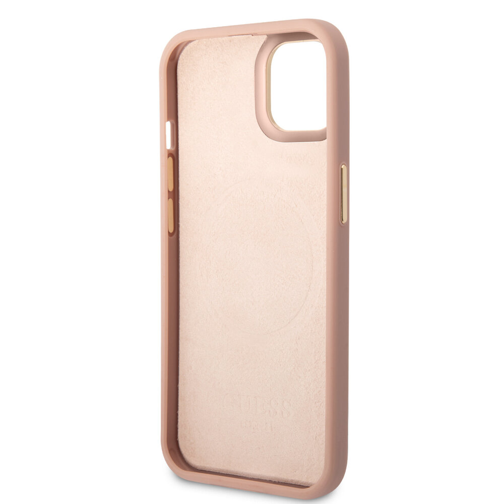 Guess Guess iPhone 14 Plus Back cover case - iPhone 15 Plus - Pink Guess Guess iPhone 14 Plus Back cover case - iPhone 15 Plus - Pink