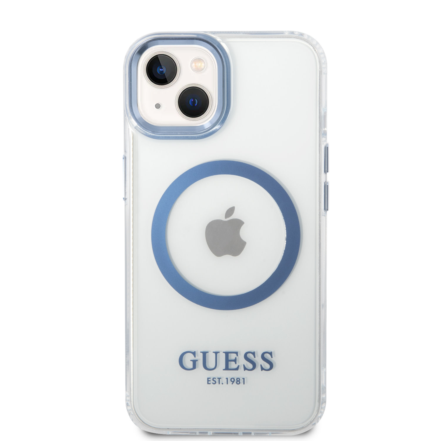 Guess Guess iPhone 14 Plus en iPhone 15 Plus Backcover hoesje- Blauw, foto 5 van 6