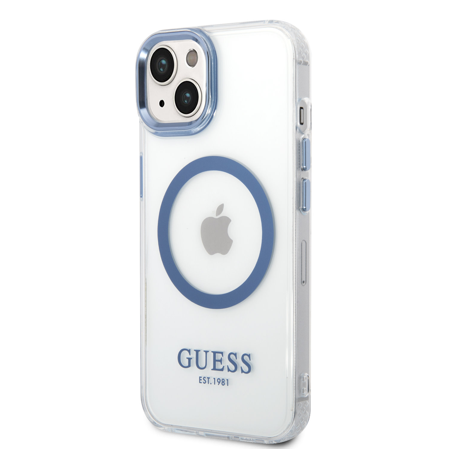 Guess Guess iPhone 14 Plus en iPhone 15 Plus Backcover hoesje- Blauw, foto 6 van 6
